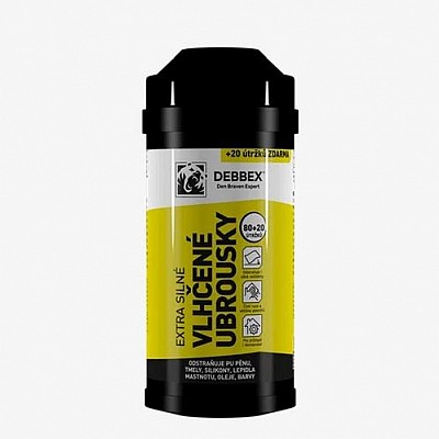 Extra silné vlhčené obrúsky 100 ks