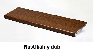 plastový parapet Renolit - Rustikálny dub