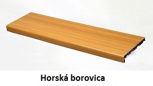 plastový parapet Renolit - Horská borovica